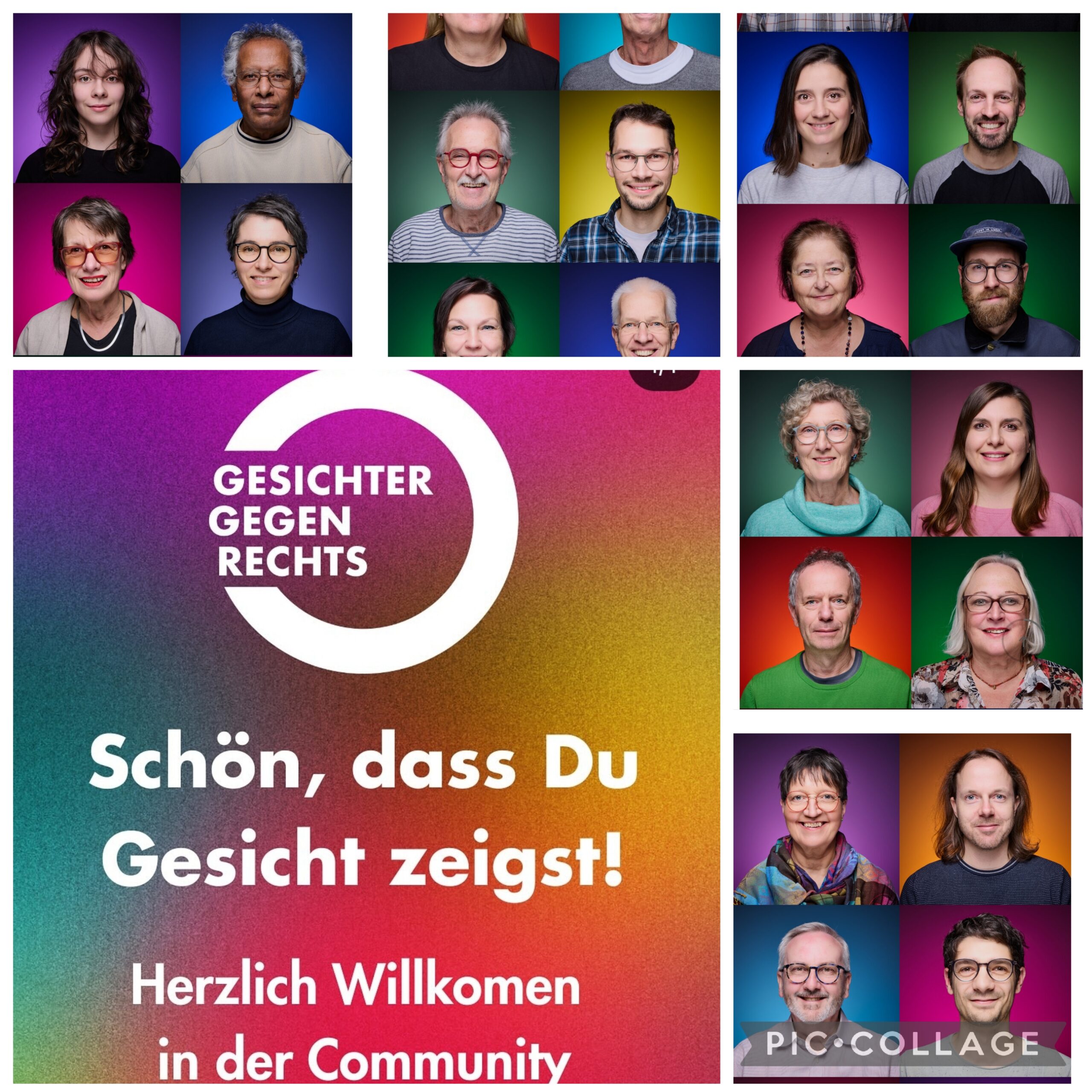 Fotoshooting „Gesichter Gegen Rechts“